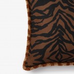 Bonnie and Neil | Cushion 60cm | Zebra Chocolate